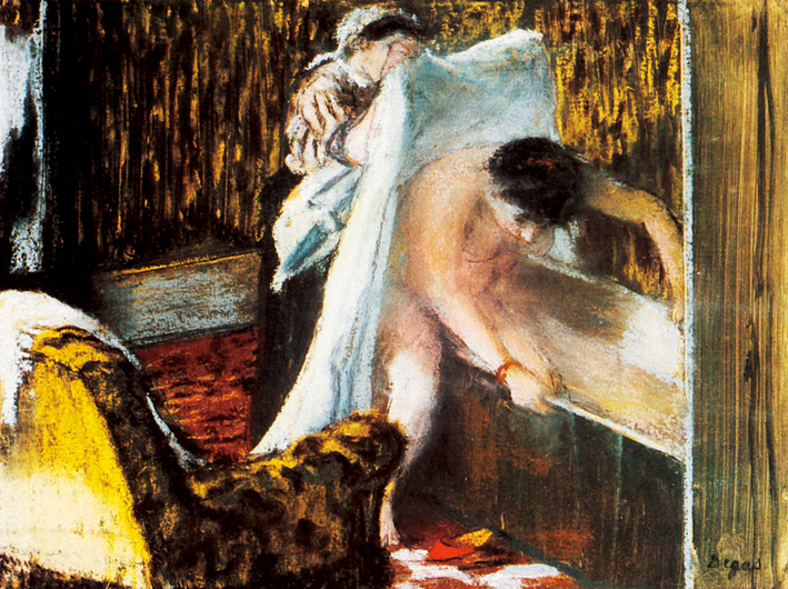 埃德加·德加 Edgar Degas—— 洗浴的裸女 (9)